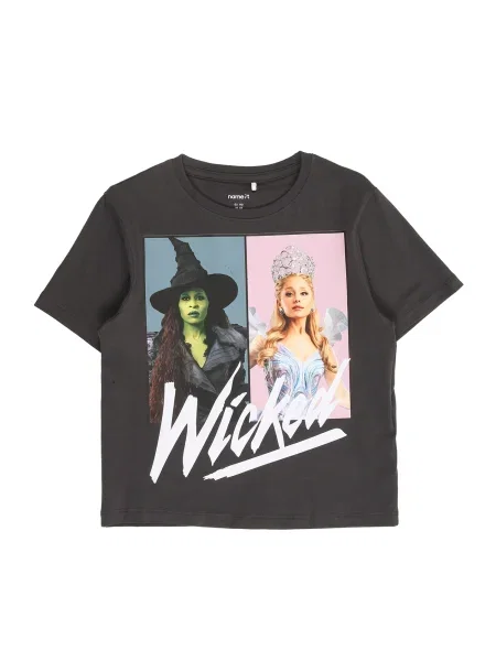 NAME IT Tricou NKFNORI WICKED opal / roz / negru alb