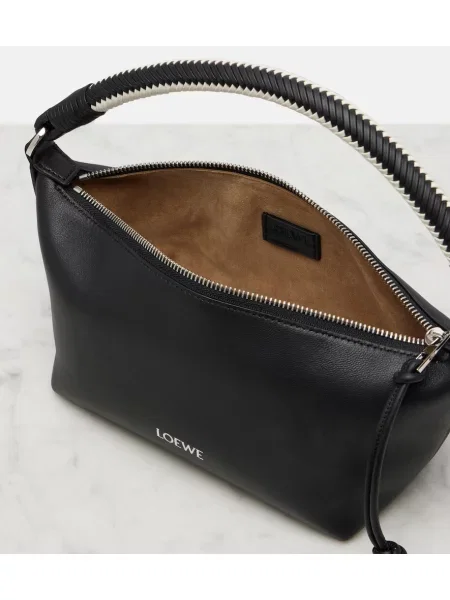 Top Loewe din piele negru