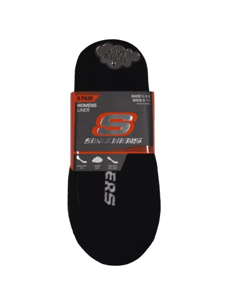 Frottír zokni Skechers fekete