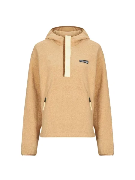 Hoodie Columbia iz flisa bež