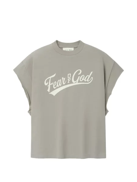 Tričko Fear Of God Essentials šedé