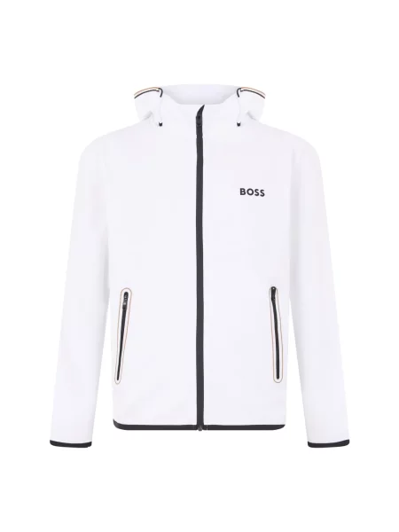 Bluza z kapturem Boss z kapturem biała