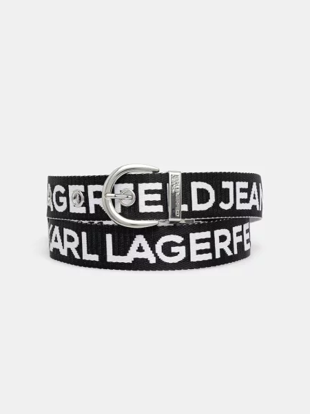 Karl Lagerfeld Jeans curea pentru femei negru