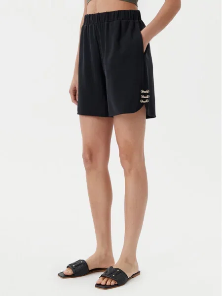Kratke hlače iz tkanine Liu Jo črna