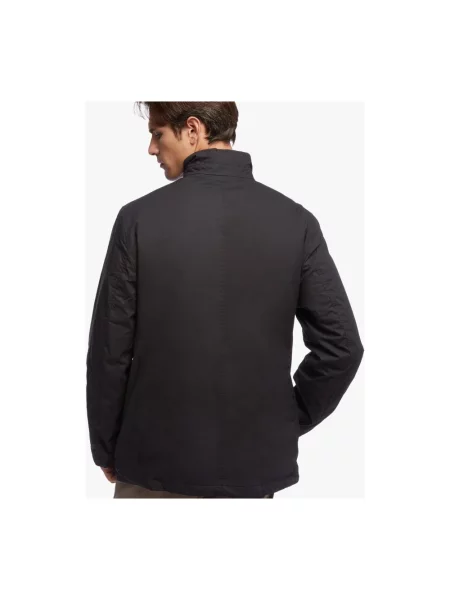Woskowana kurtka Brooks Brothers czarna