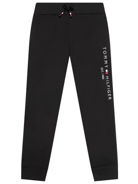 Teplákové kalhoty Tommy Hilfiger černé