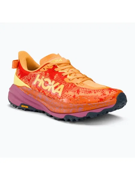 Дамски обувки за бягане HOKA Speedgoat 6 sherbet/beet root оранжево