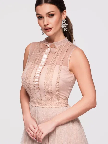 Rochie de cocktail Edoti roz