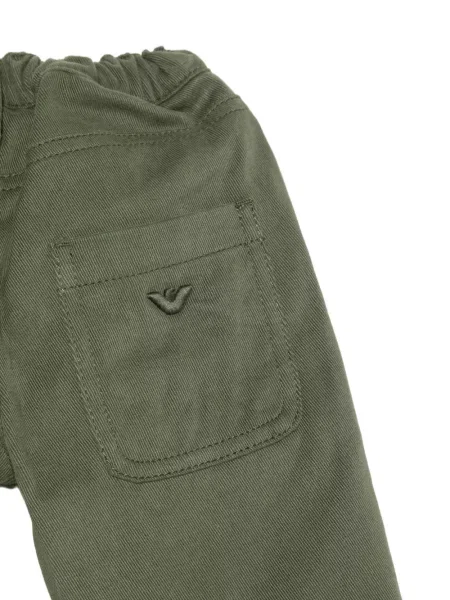 Spodnie dziecięce Emporio Armani zielone