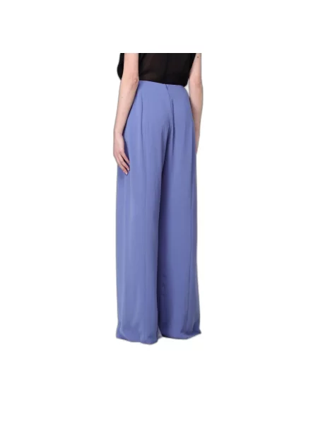 Spodnie palazzo Emporio Armani niebieskie