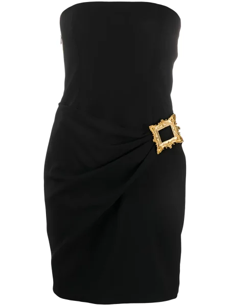 Rochie Moschino cu cataramă fără bretele negru