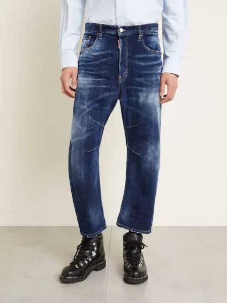 Jeansy Ducati Kawaii Straight Fit blau niebieskie