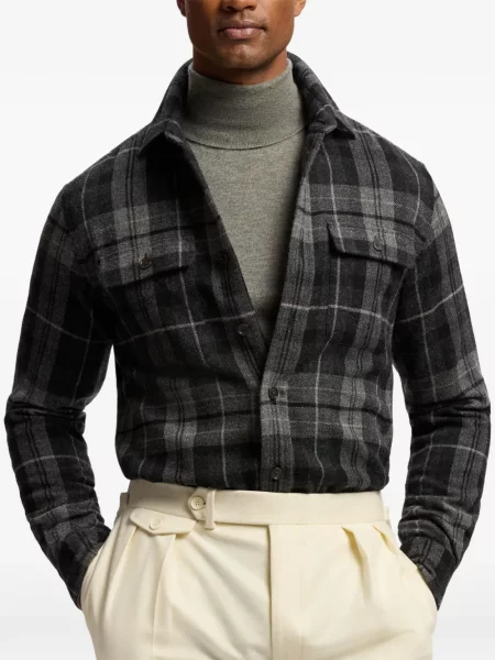 Cămașă Ralph Lauren Purple Label negru