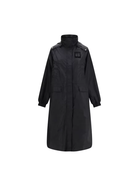 Długa parka Ganni czarna