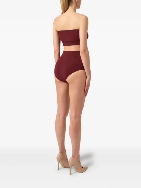 Sutien bandeau Wolford fără bretele roșu