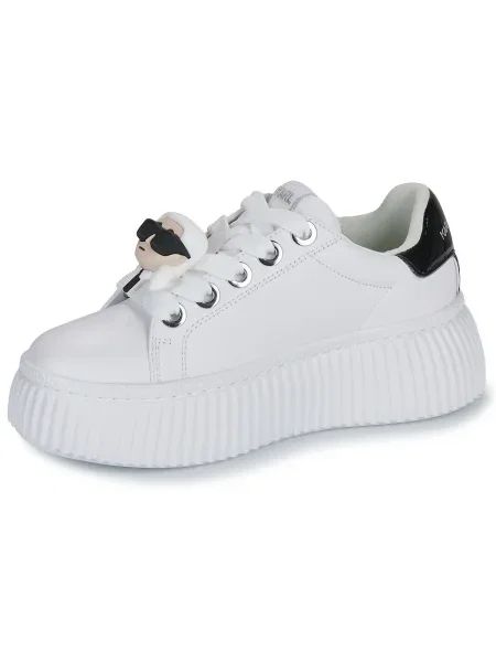 Pantofi Karl Lagerfeld din dantelă alb