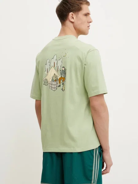 Тениска adidas с принт зелено
