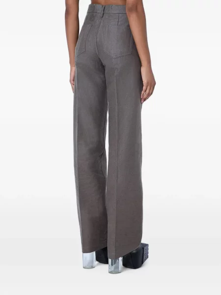 Pantaloni Rick Owens cu 5 buzunare gri