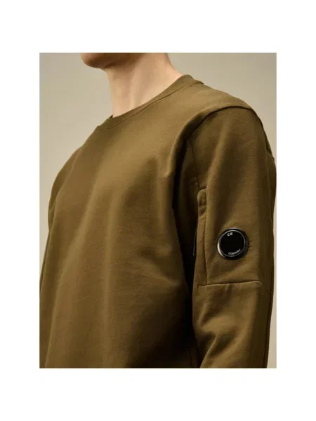 Lniana bluza nierozpinana C.p. Company zielona