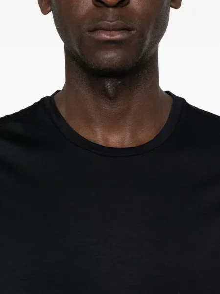 Tricou Maurizio Baldassari de lână albastru