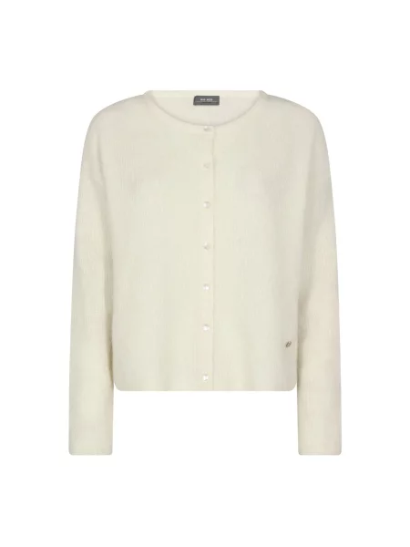 Dzianinowy kardigan Mos Mosh beżowy