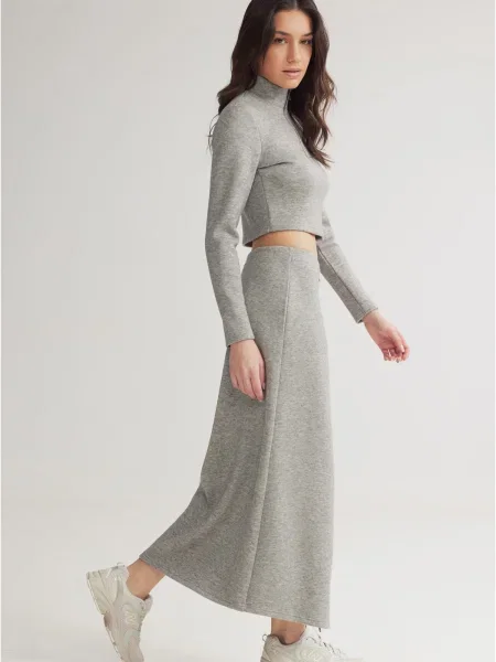 Fustă Cheeky amestecat gri