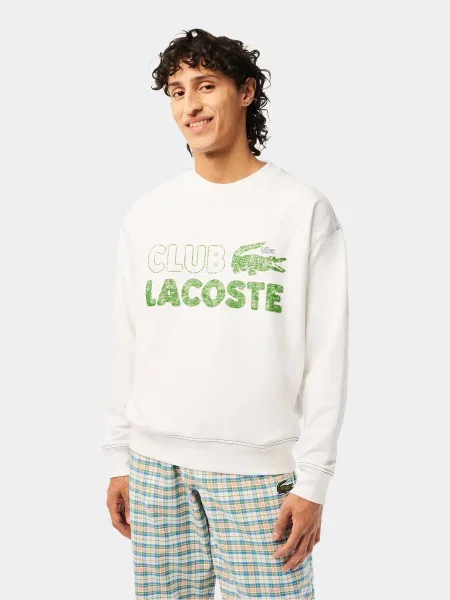 Світшот Lacoste білий