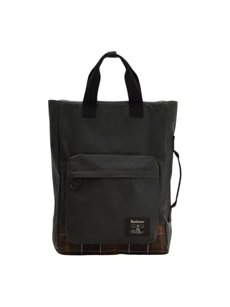 Woskowana torba Barbour zielona