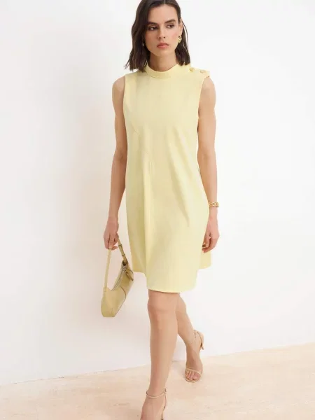 Trendyol Rochie deschis galben