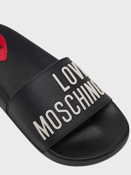 Шлепанцы Love Moschino черные