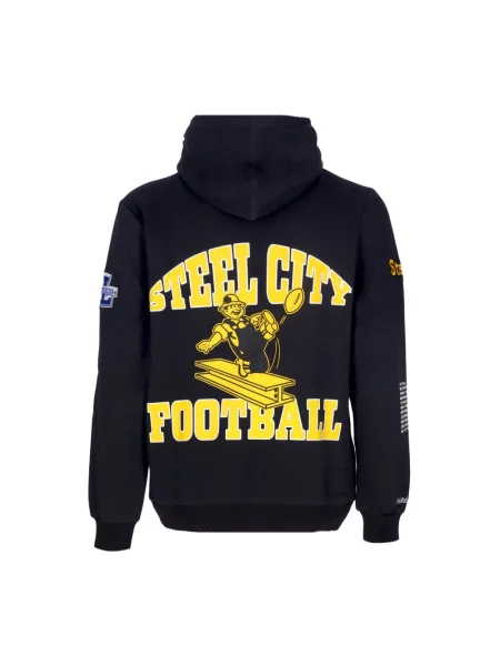Bluza z kapturem Mitchell & Ness polarowa czarna