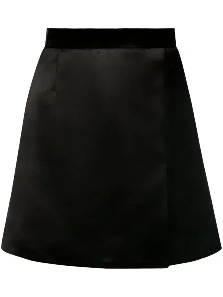 Fustă Nina Ricci din satin negru
