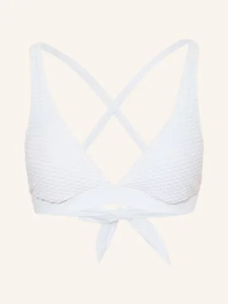 Seafolly Góra Od Bikini Trójkątnego Multi Fit Longline weiss białe