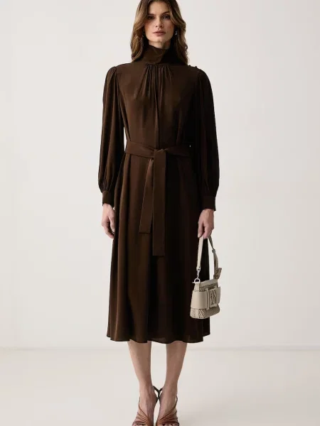 Weekend Max Mara сукня шовкова WKSBLOCCO