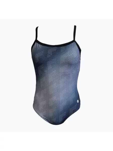 Jednodílné plavky RAS Metal Active Back black černé