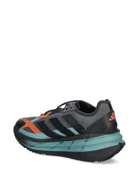 Pantaloni Adidas Campus cu șireturi cu dungi din dantelă roșu