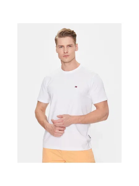 Napapijri Marškinėliai Salis Regular Fit balta