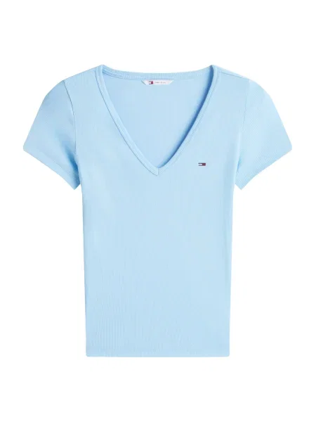 Tommy Jeans Tricou ESSENTIAL azuriu albastru