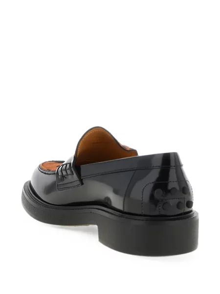 Pantofi loafer Tod's cu imagine negru