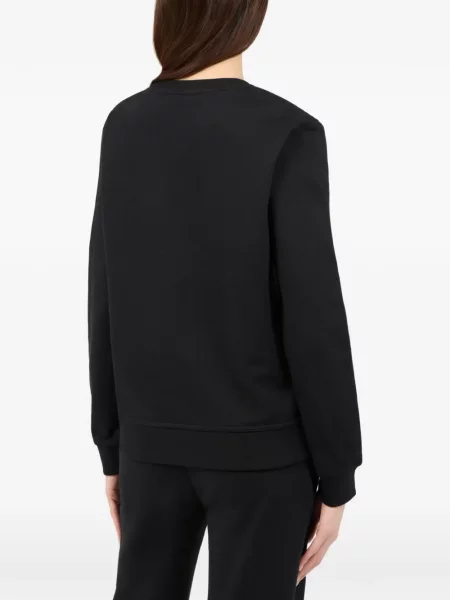Pulover Roberto Cavalli cu broderie negru