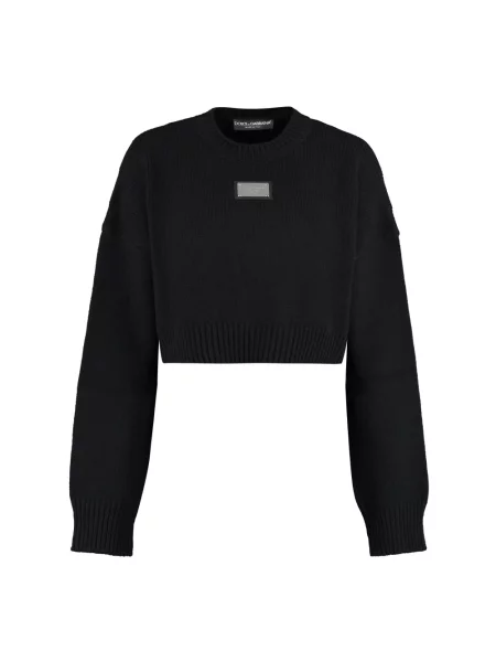 Sweter Dolce And Gabbana wełniany czarny