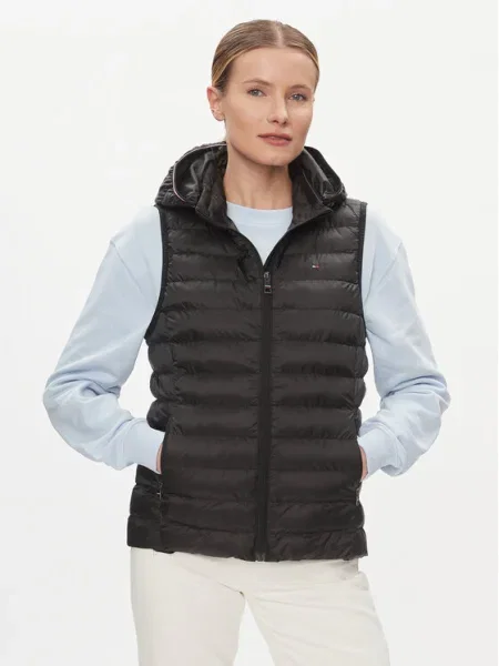 Tommy Hilfiger Жилетка за костюм Global Stripe черен