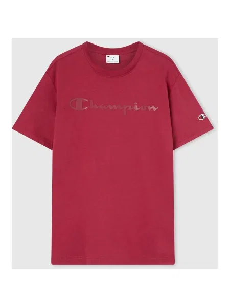 T-Shirt Champion Z Krótkim Rękawem Dorośli czerwona