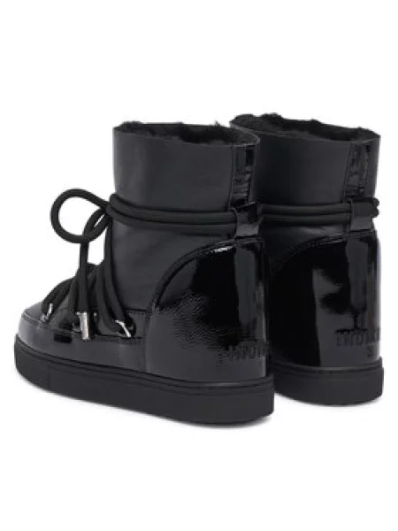 Női hótaposó Inuikii Gloss Wedge black. Méret: 39 EU fekete