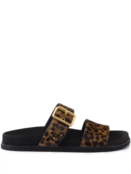 Sandale Prada cu imagine maro