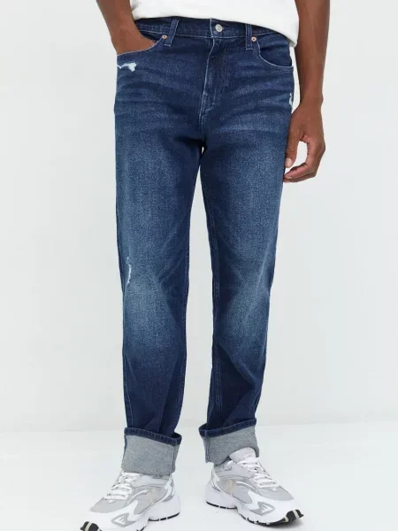 Дънки Hollister Co. тъмносиньо