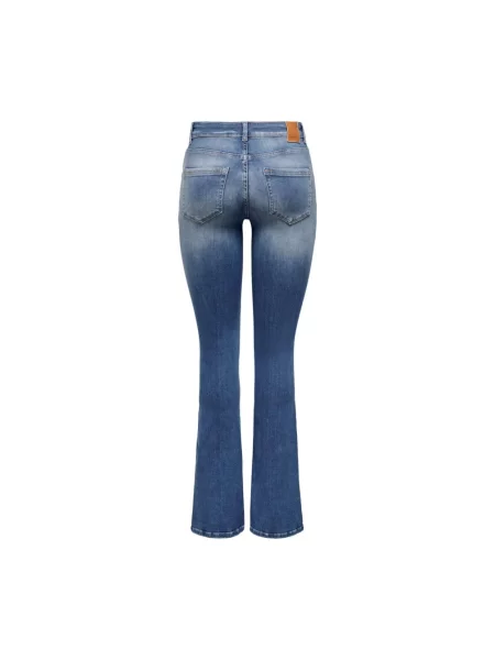 ONLY Jeansy Blush Flared Fit niebieski