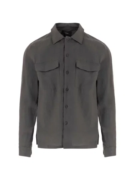 Cămașă Vince de in gri