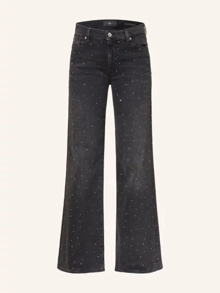7 For All Mankind Široké Džíny Modern Dojo S Ozdobnými Kamínky supernova