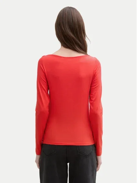 Tom Tailor Denim Bluză roșu